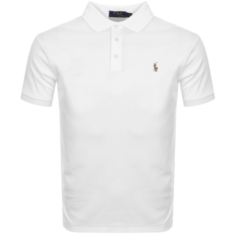 Alternative Image for ProductRalph Lauren Slim Fit Polo T Shirt White1